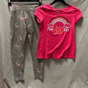 Justice 2 piece outfit. Size 12